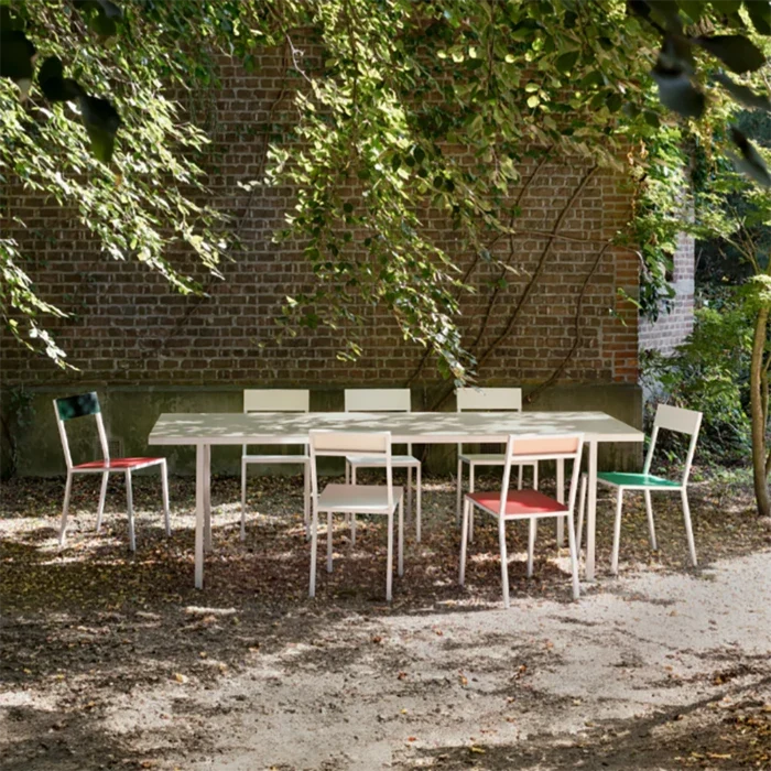 Valerie Objects Alu Dining table large - Muller van Severen Pink