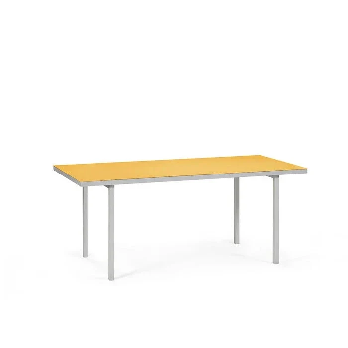 Valerie Objects Alu Dining table medium - Muller van Severen Yellow