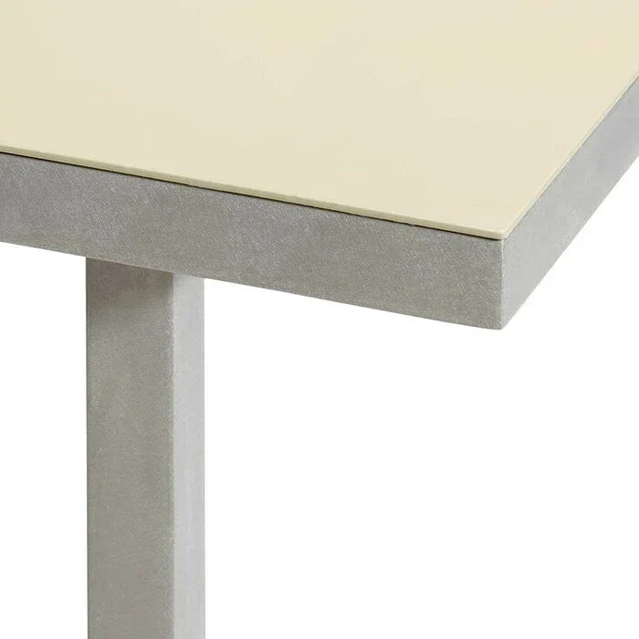 Valerie Objects Alu Dining table medium - Muller van Severen Yellow