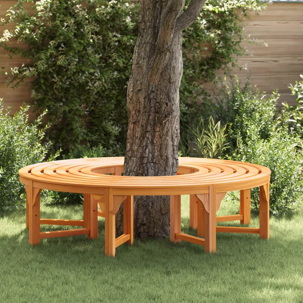 Boom bank 2 pcs Naturel 160 x 80 x 45cm Massief Eucalyptus Hout vidaXL