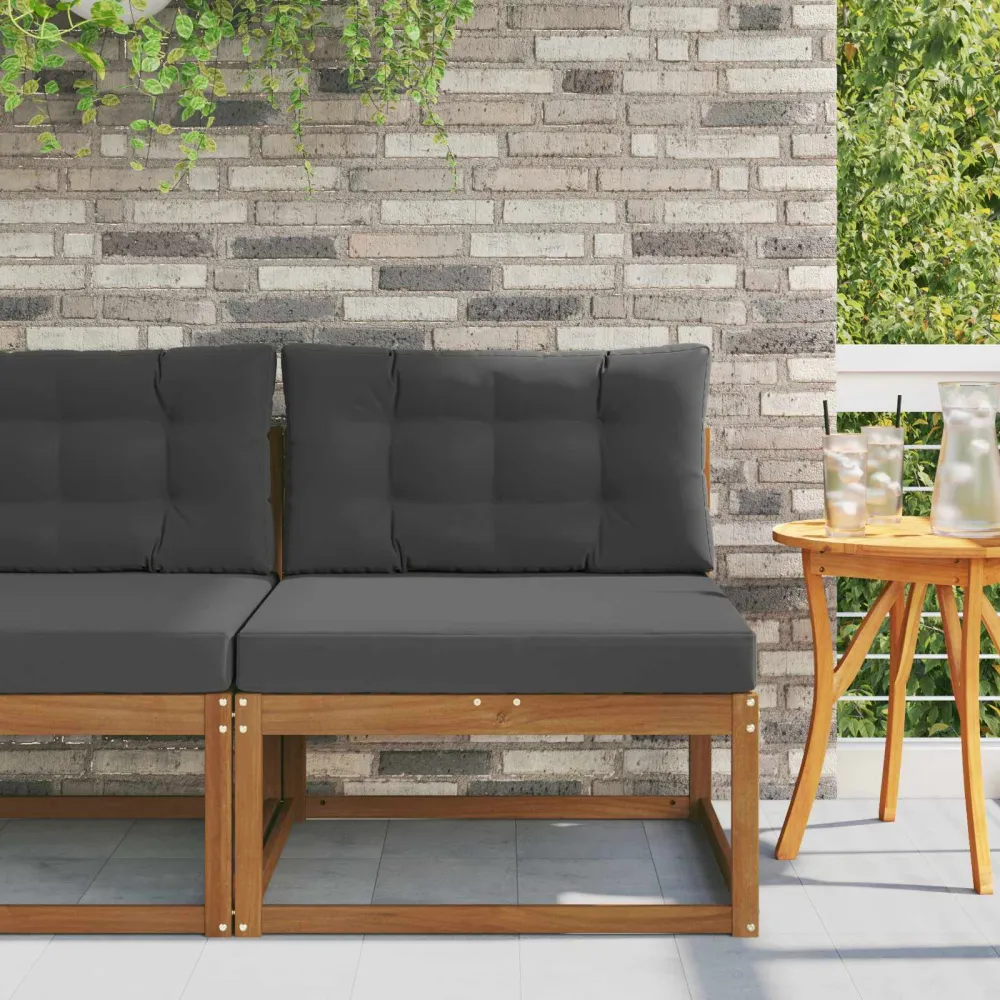 Buiten Midden Sofa Naturel vidaXL