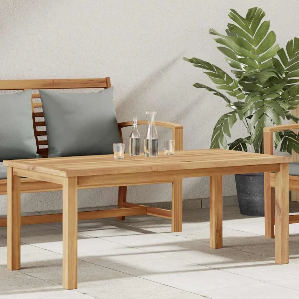 Salontafel Bruin 110 x 55 x 45 cm Massief Teakhout vidaXL
