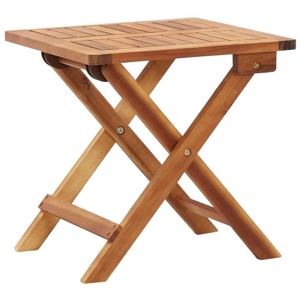 Salontafel inklapbaar 40x40x40 cm massief acaciahout vidaXL