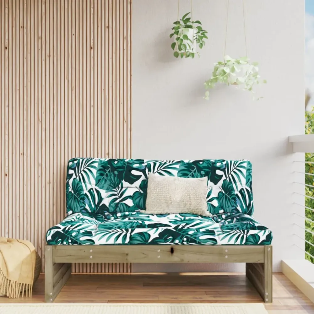 Tuinmiddenbank 120x80 cm geïmpregneerd grenenhout vidaXL