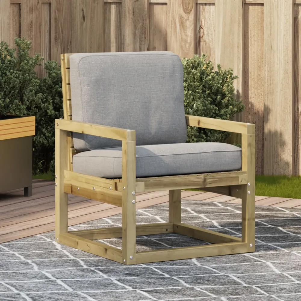 Tuinstoel 57,5x63x76 cm geïmpregneerd grenenhout vidaXL