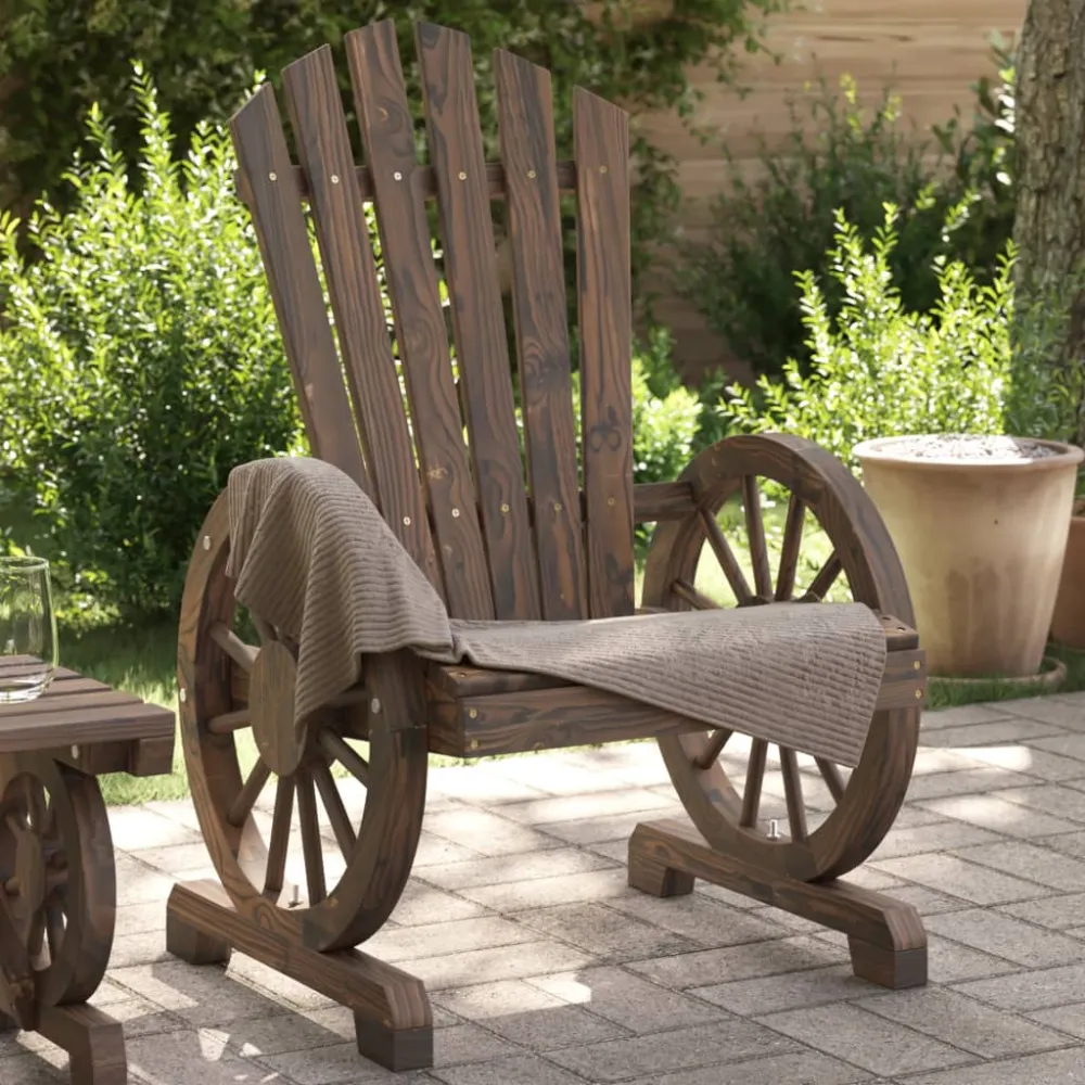 Tuinstoel Adirondack massief vurenhout vidaXL