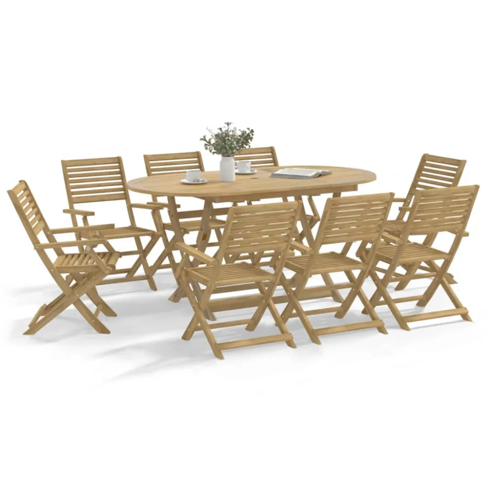 Tuinstoelen 6 st inklapbaar 54,5x61,5x86,5 cm acaciahout vidaXL