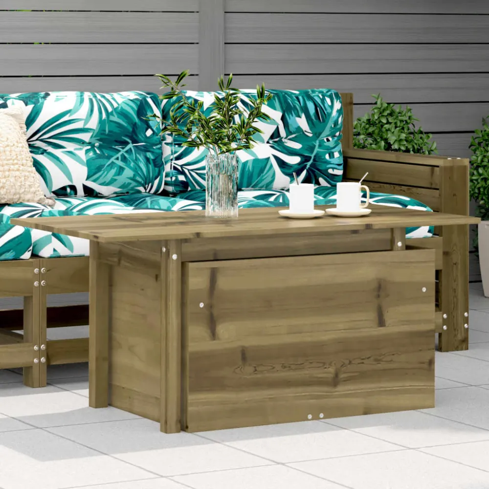 Tuintafel 100x50x75 cm geïmpregneerd grenenhout vidaXL