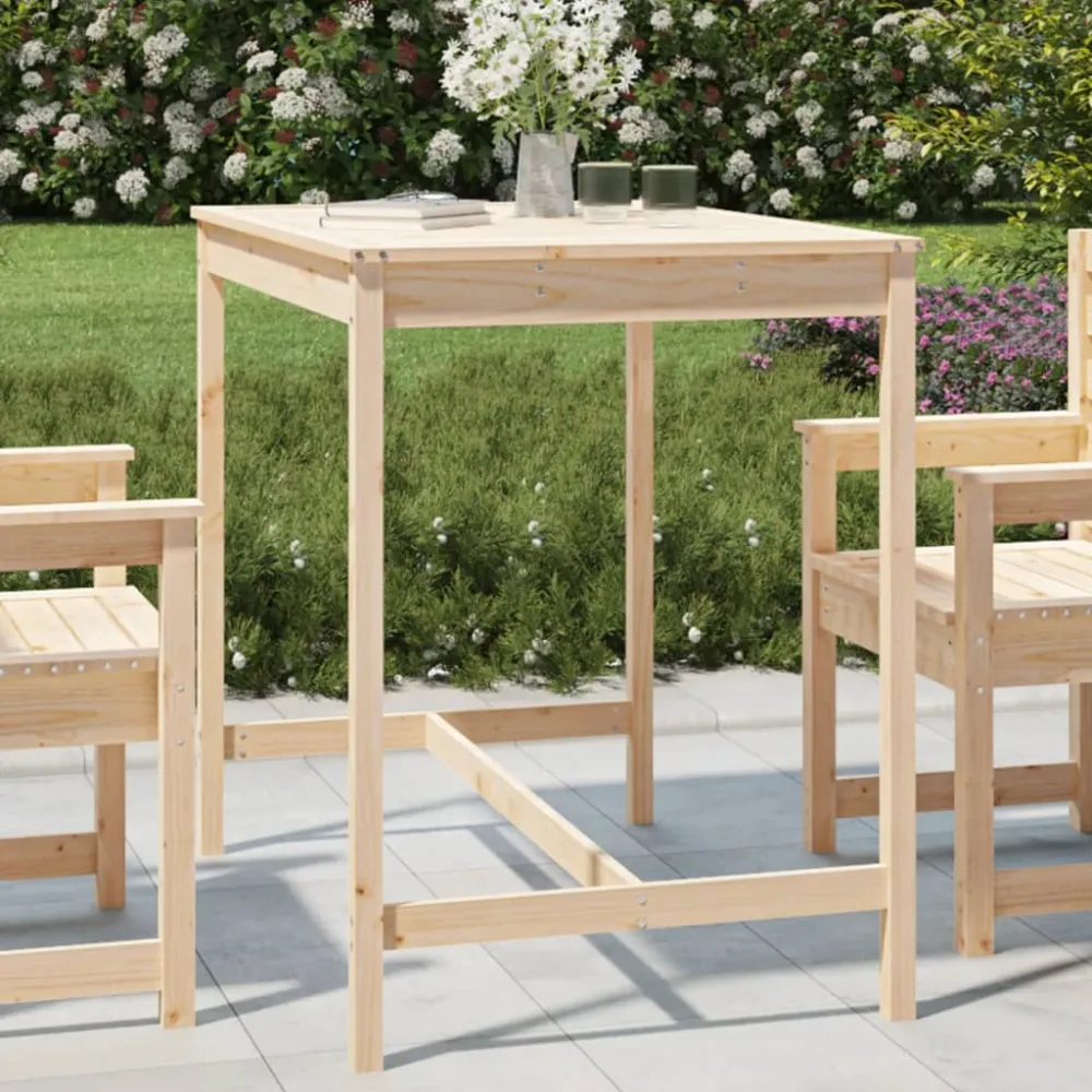 Tuintafel 121x82,5x110 cm massief grenenhout vidaXL
