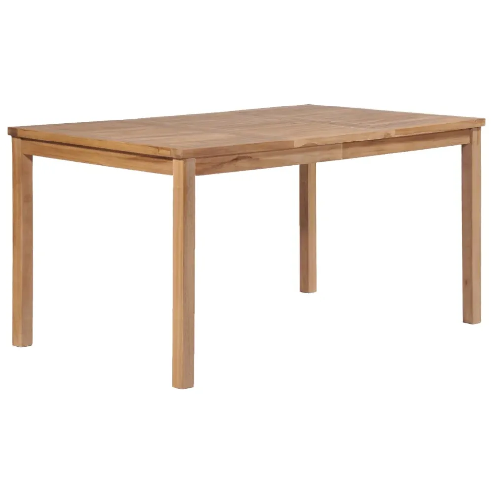 Tuintafel 150x90x77 cm massief teakhout vidaXL