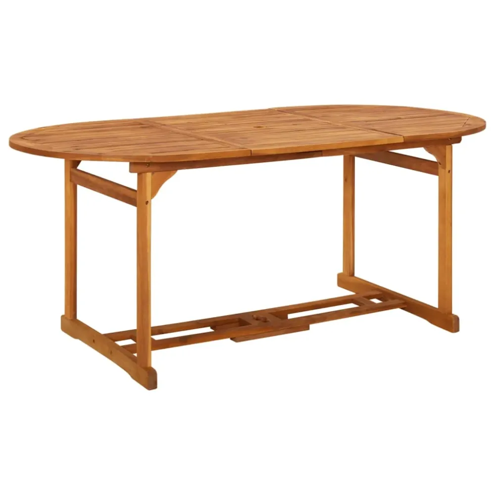 Tuintafel 180x90x75 cm massief acaciahout vidaXL