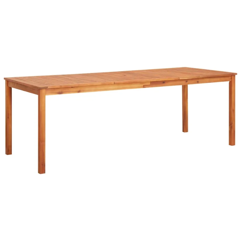 Tuintafel 215x90x74 cm massief acaciahout vidaXL