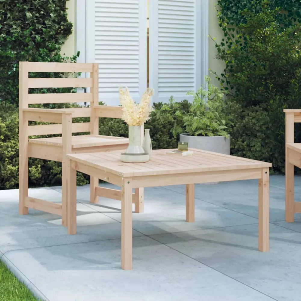 Tuintafel 82,5x82,5x45 cm massief grenenhout vidaXL
