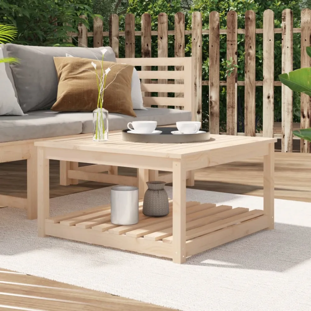Tuintafel 82,5x82,5x45 cm massief grenenhout vidaXL