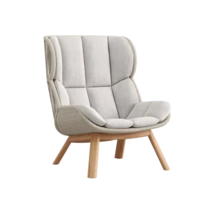 Borek Barrel fauteuil hoge rug Villa Arte