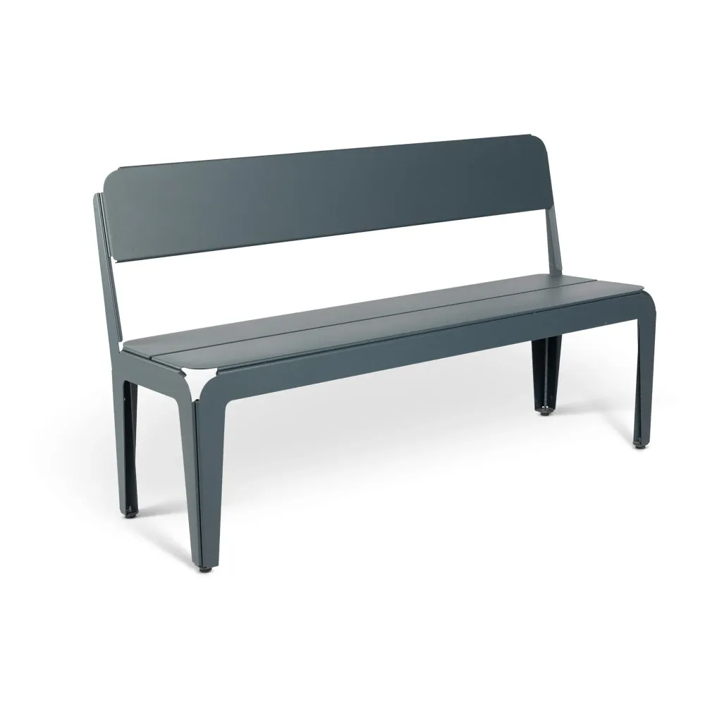 Weltevree Bended bench met rugleuning