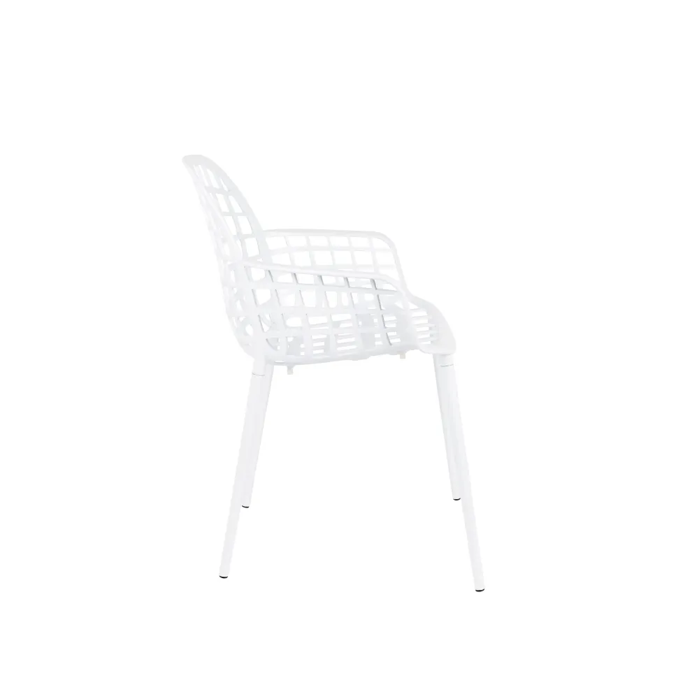 Zuiver Albert Kuip Tuin Armstoel Wit - Set van 2