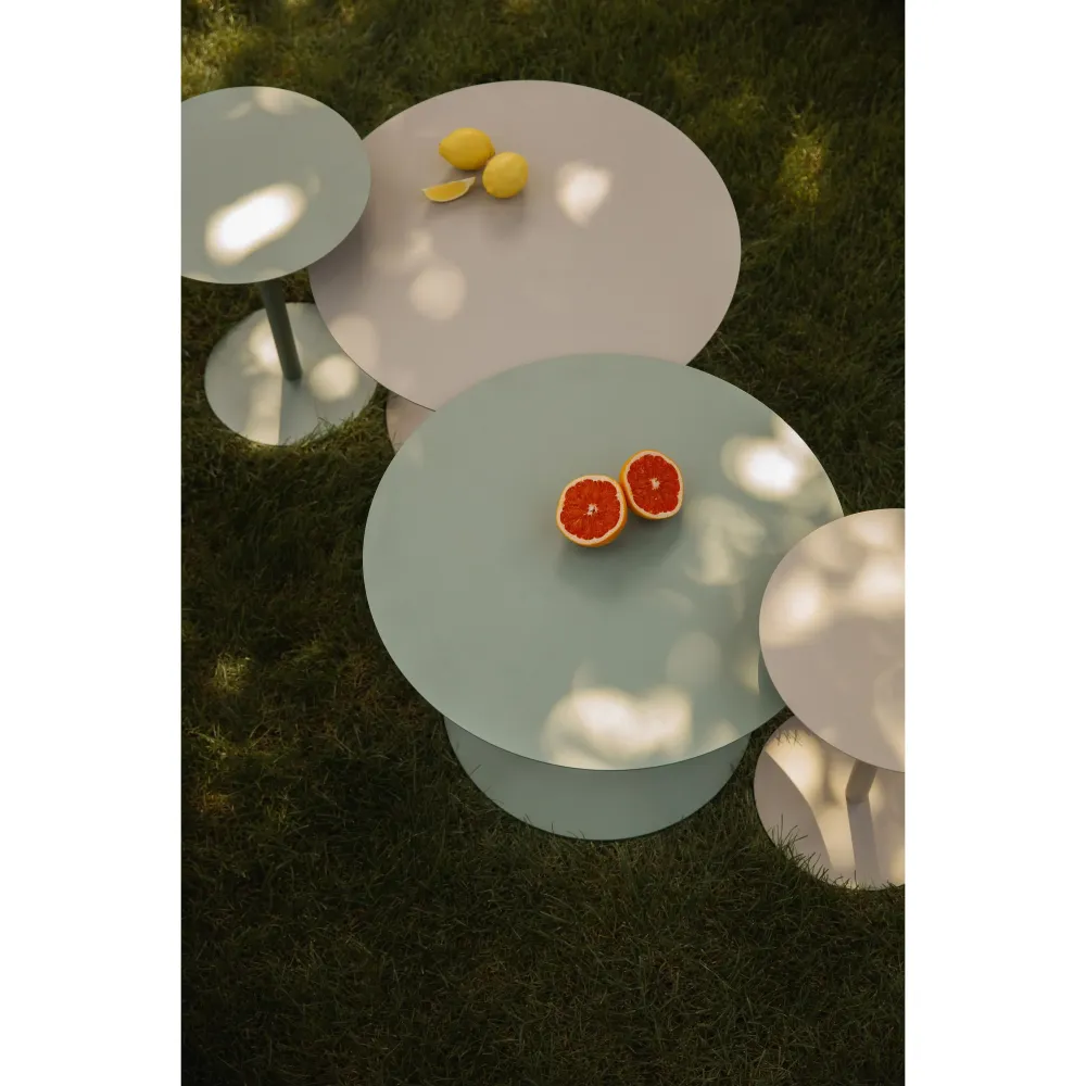 Zuiver Snow Salontafel Rond 60 cm Metaal Groen