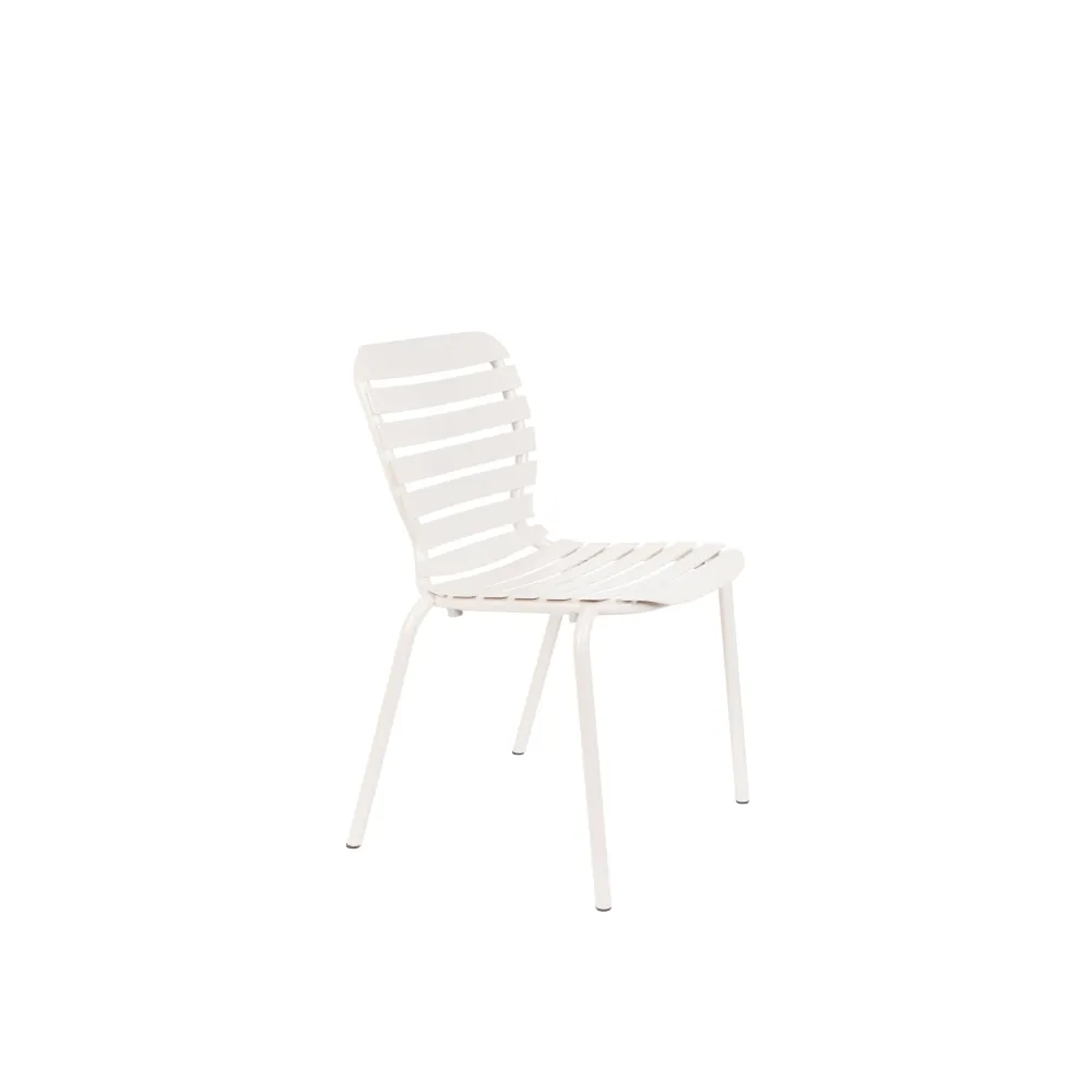 Zuiver Vondel Tuinset 6 personen - tuintafel + 6 stoelen Wit