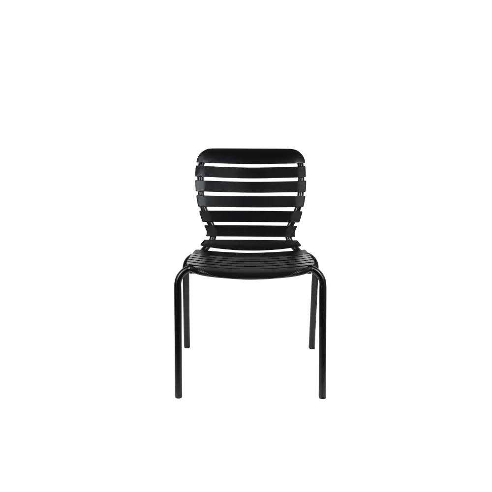 Zuiver Vondel Tuinstoel Zwart - Set van 2