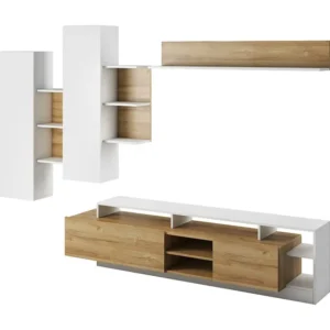 Wandkast ALVA WU 2D9S 260x44x120 Wit