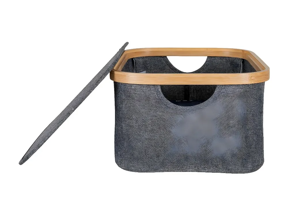 Boîte de Rangement Noto, Gris, 38x26x16 cm, EPIKASA