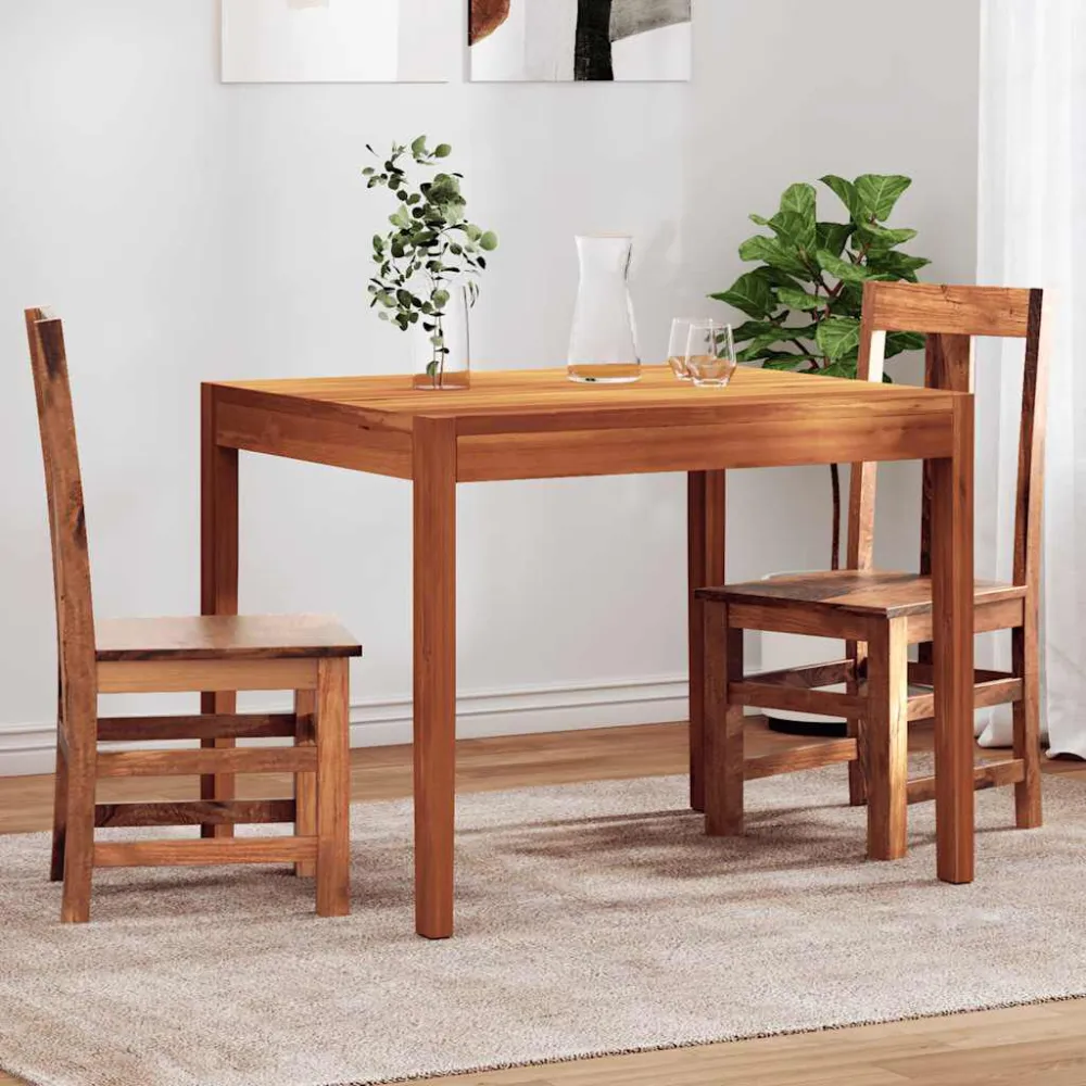 Eetkamerstoelen 2 st massief sheeshamhout