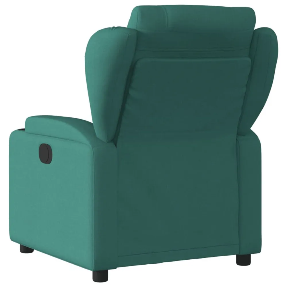 Fauteuil verstelbaar stof donkergroen