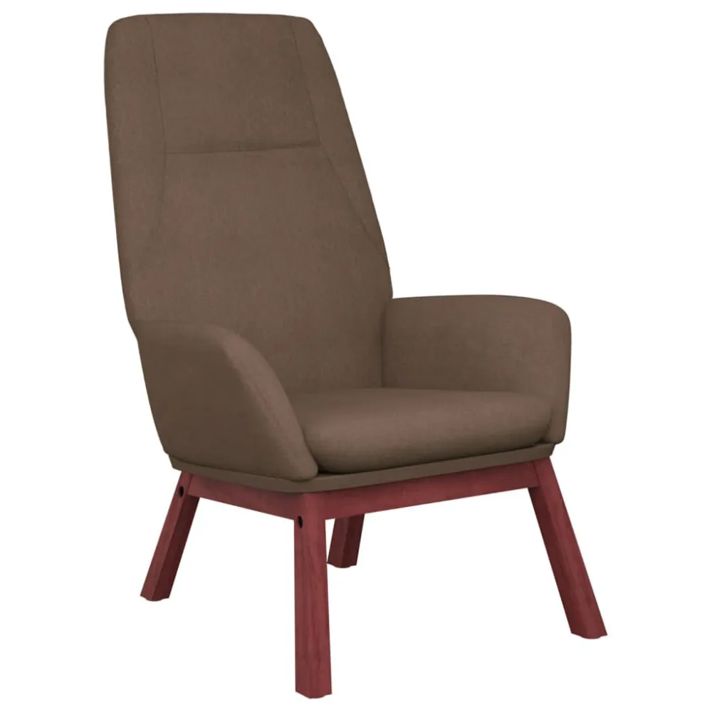 Relaxstoel stof taupe