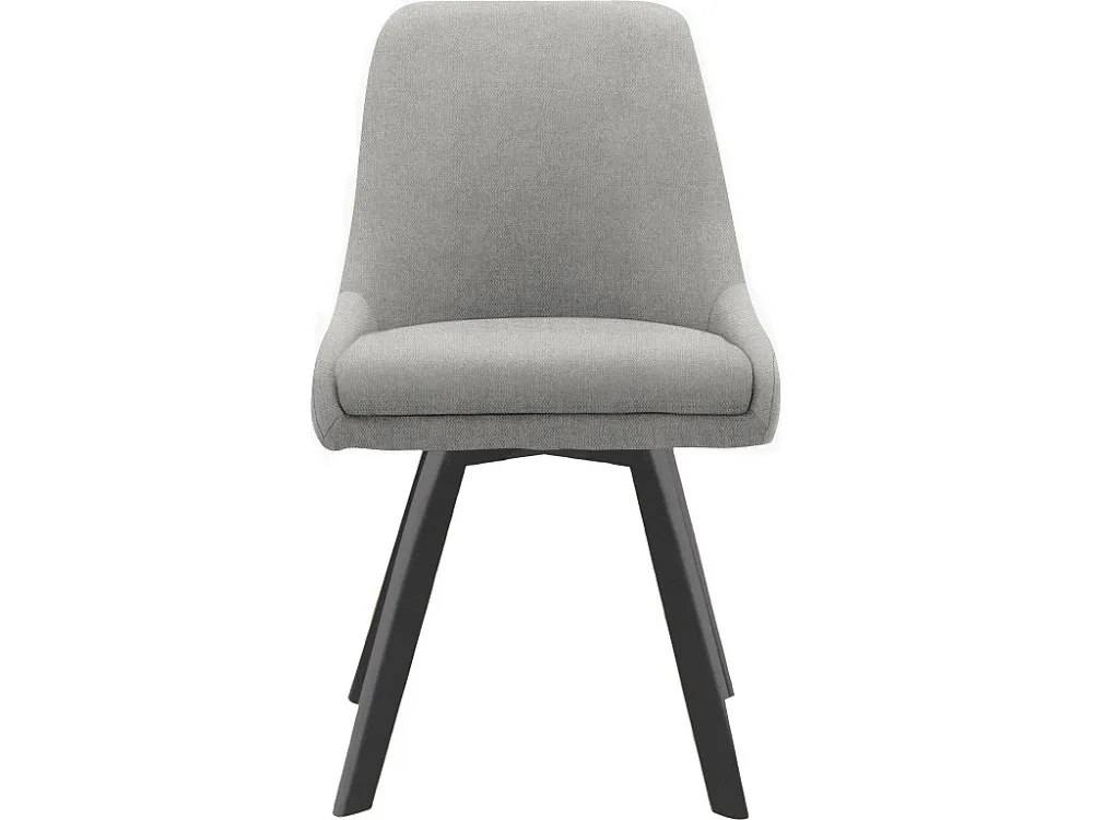 Eetkamerstoel 2 PK Grijs Wol Loft24
