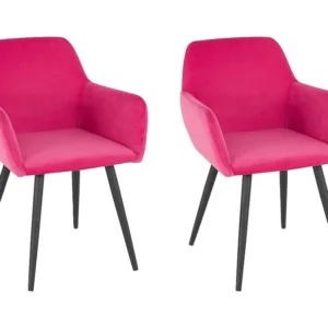 Fauteuil 2 PK Roze Fluweel Loft24