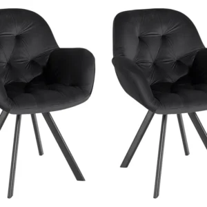 Fauteuil 2 PK Zwart Loft24