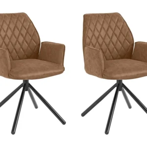 Stoel 2 PK Cognac Loft24