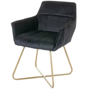 Eetkamerstoel MCW-F37, zwart
