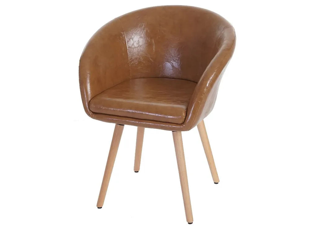 Eetkamerstoel Vaasa T633, Kunstleer, Kunstsuède MCW