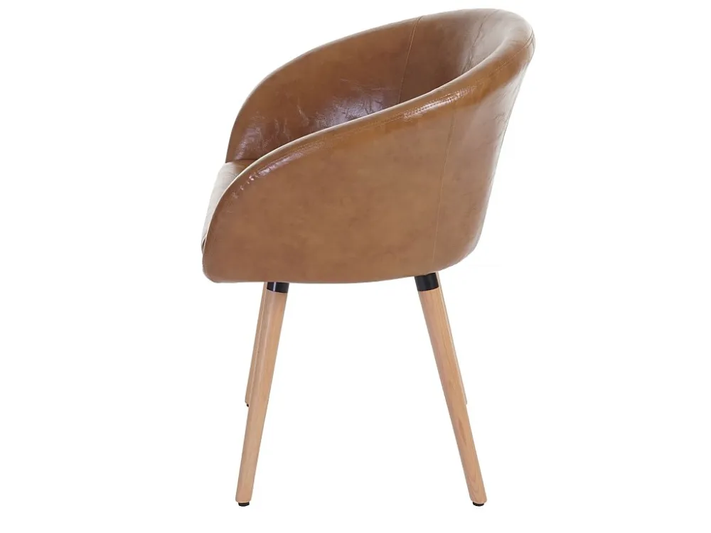 Eetkamerstoel Vaasa T633, Kunstleer, Kunstsuède MCW