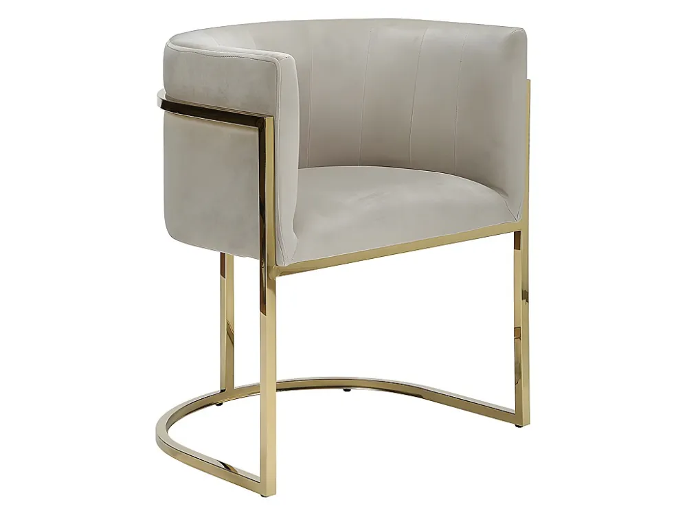 Set van 2 stoelen met armleuningen PERIA - Fluweel en roestvrij staal PASCAL MORABITO