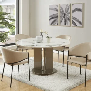 Set van 2 stoelen met armleuningen van velours en zwart metaal - Beige - ORDIDA PASCAL MORABITO