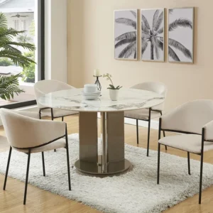 Set van 2 stoelen met armleuningen van ribfluweel en zwart metaal - Crèmewit - ORDIDA PASCAL MORABITO