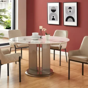 Set van 2 stoelen met fluweel en metalen armleuningen - Beige - CAROLONA - Koop nu online PASCAL MORABITO