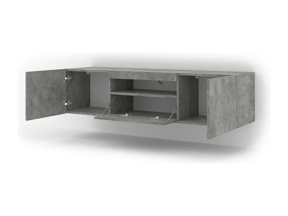 Tv Meubel AURA RTV150 3D 150x37x42 Grijs