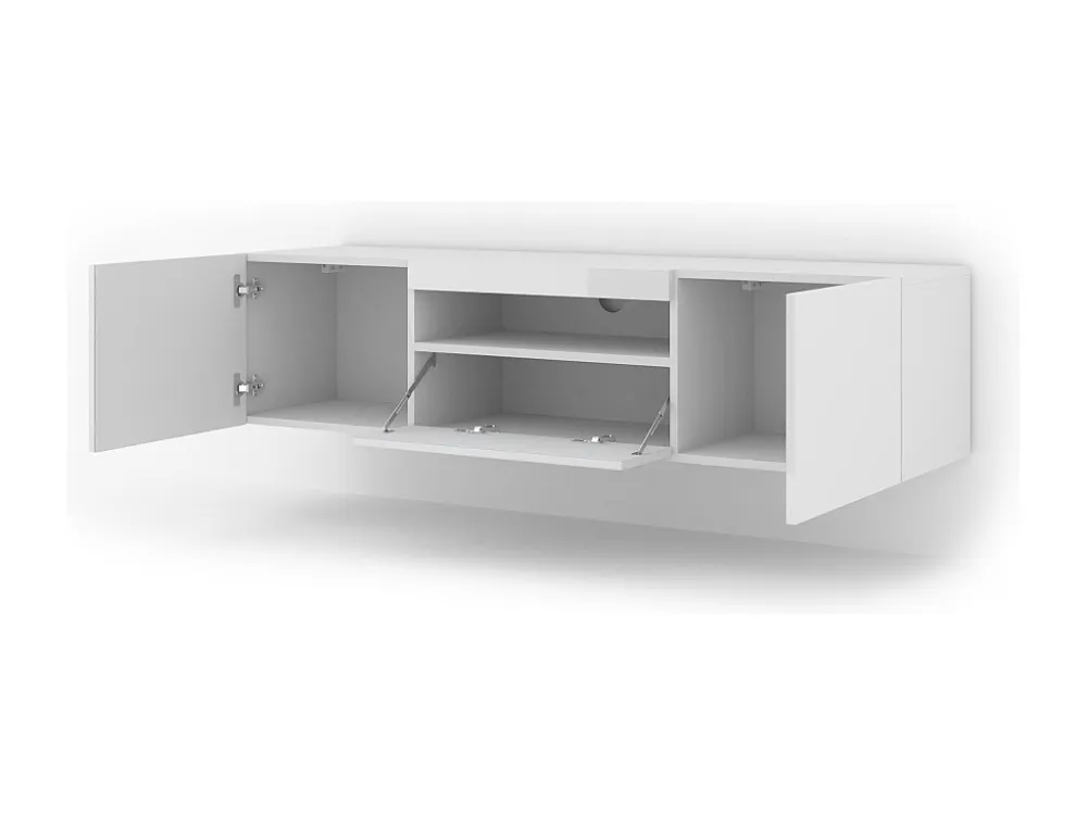 Tv Meubel AURA RTV150 3D 150x37x42 Wit