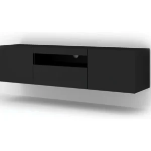 Tv Meubel AURA RTV150 3D 150x37x42 Zwart