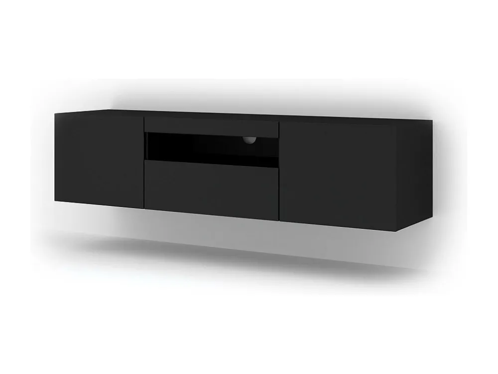Tv Meubel AURA RTV150 3D 150x37x42 Zwart