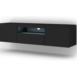Tv Meubel AURA RTV150 3D 150x37x42 Zwart