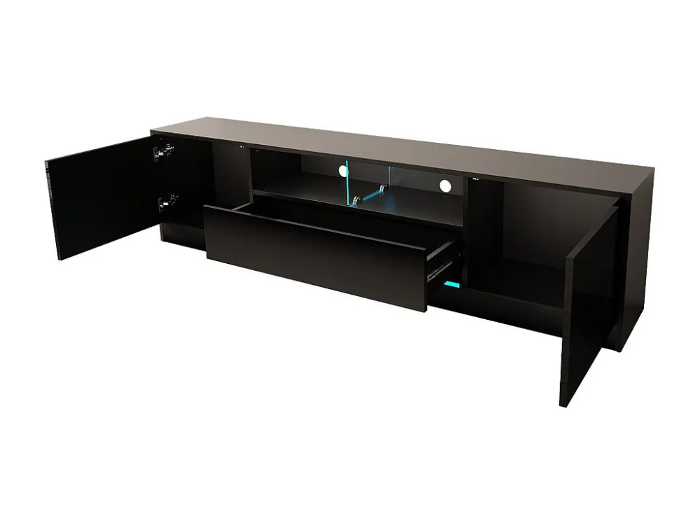 Tv Meubel DISPARO RTV200 2D 200x34x61 Zwart