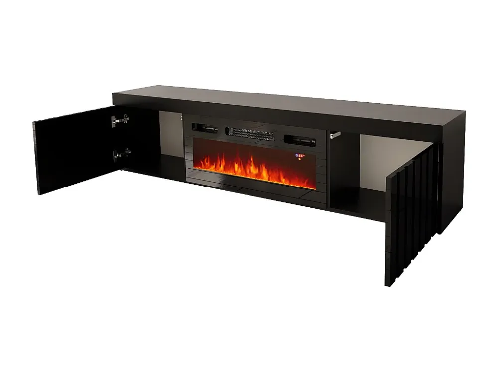 Tv Meubel KNOXVILLE RTV180 2D 180x35x45 Zwart
