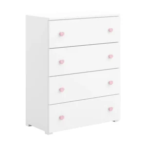 Dressoir EMILY SB80 4D 80x102x40 Wit