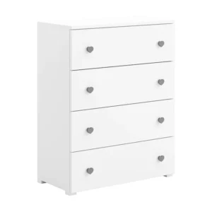 Dressoir EMILY SB80 4D 80x102x40 Wit