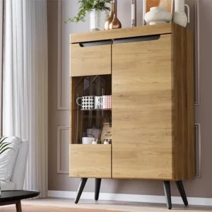 Hoog dressoir - met 7 vakken - Naturel ModernLuxe